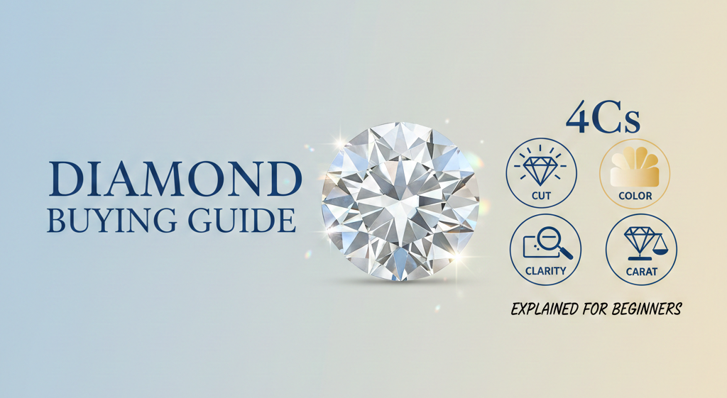 💎 Diamond Buying Guide: 4Cs Explained for Beginners