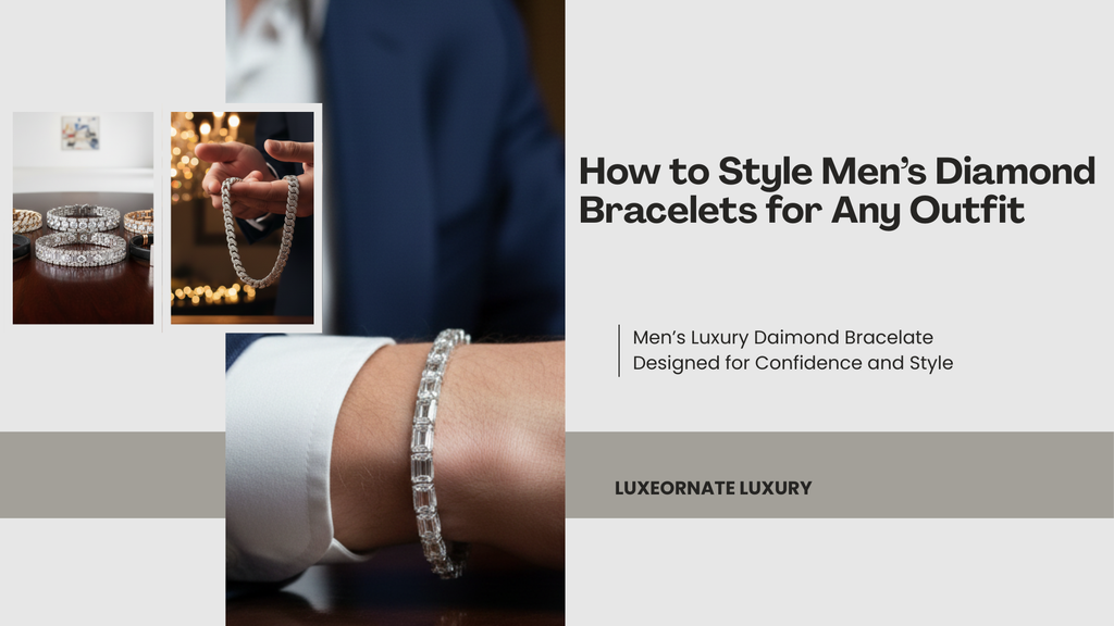 Mens gold diamond bracelet, mens luxury bracelet in 18K gold, mens stylish bracelet for wedding and daily wear, mens designer bracelet with diamonds