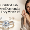 IGI certified lab grown diamonds grading report close up