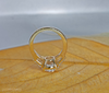 Three Stone Lab Diamond Ring