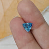 Fancy blue trillion shapediamond for luxury jewelry