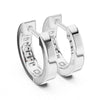 Diamond Huggie Hoop Earrings