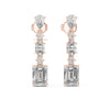 Luxury party wear diamond earrings for special occasions