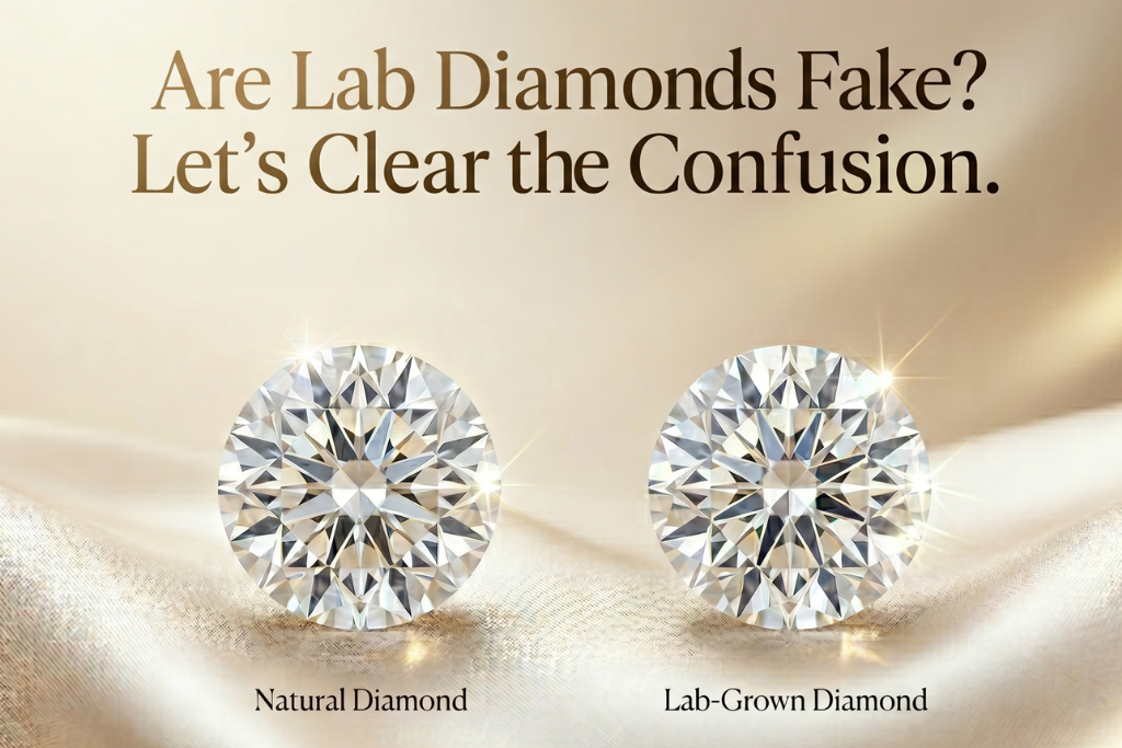 are lab diamonds fake real vs natural diamond comparison