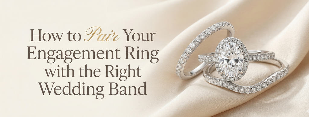 engagement ring with matching wedding band bridal jewelry set