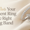 engagement ring with matching wedding band bridal jewelry set