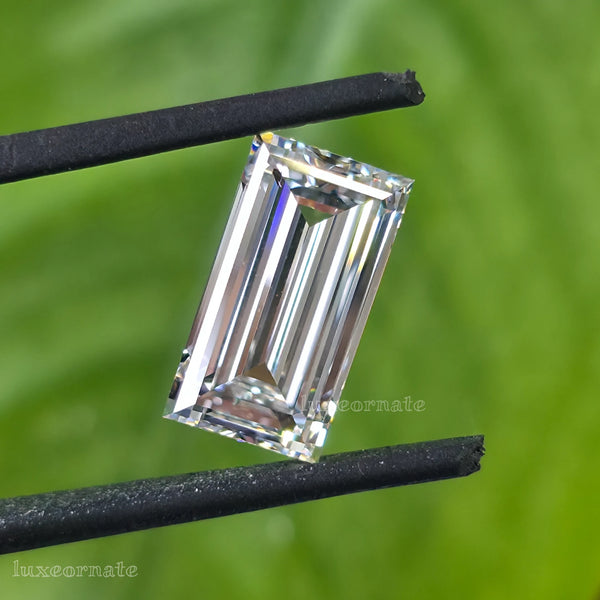 baguette cut diamond rectangular step cut luxury fine jewelry diamond