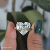 Heart Cut Diamond Solitaire Ring