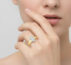 luxury wear marquise lab grown diamond ring sustainable jewelry 