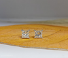 Princess Cut Diamond Stud Earrings