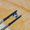 Fancy blue trillion shapediamond for luxury jewelry