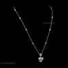 Heart Shape Lab Diamond Pendant Necklace