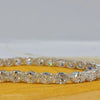 oval cut lab grown diamond tennis bracelet, sustainable ethical lab diamond jewelry