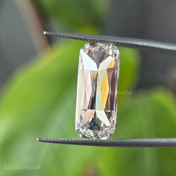 Elongated Ashoka cut diamond F VS1 premium quality rare diamond fine jewelry