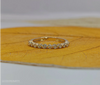 Classic Diamond Half Eternity Band Ring
