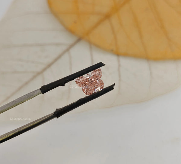 Fancy Pink Butterfly Cut Lab Diamond