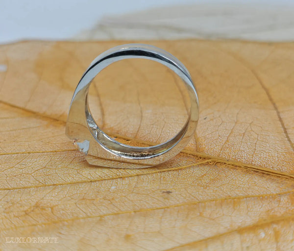 Solitaire Round Diamond Men's Ring