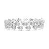 Double Row Pear Diamond Tennis Bracelet