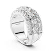 Statement diamond eternity band ring white gold premium craftsmanship
