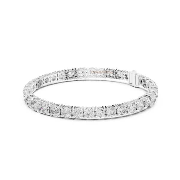 Luxe Brilliance Round Diamond Tennis Bracelet