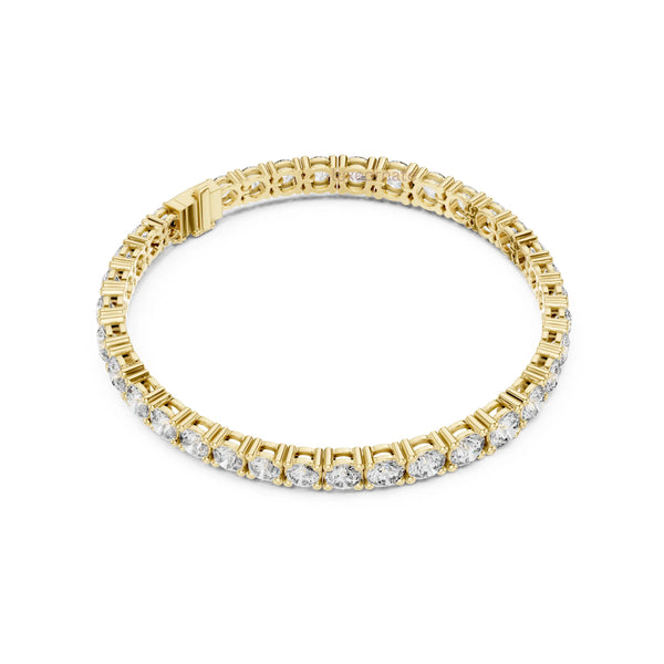 Luxe Brilliance Round Diamond Tennis Bracelet