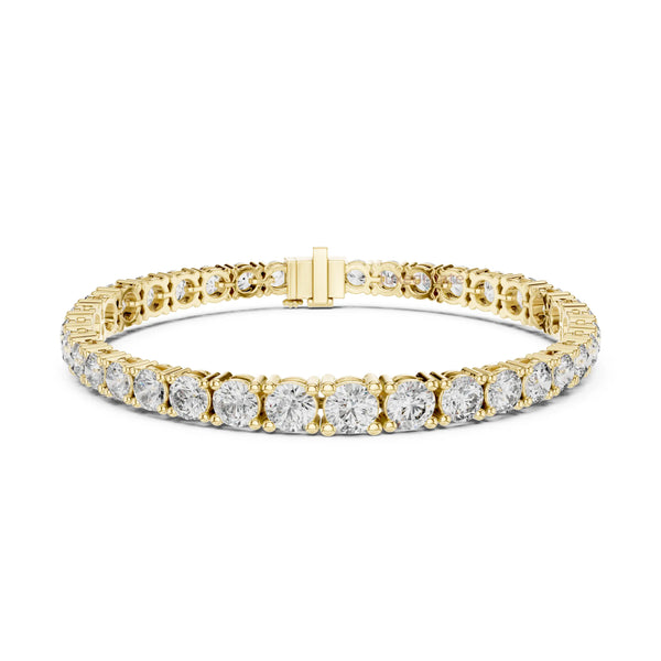 Luxe Brilliance Round Diamond Tennis Bracelet