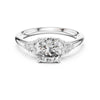 Elegant three stone oval diamond ring designed for engagements anniversaries and meaningful gifting