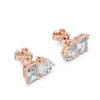 Bridal toi et moi diamond earrings elegant fine jewelry look