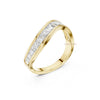 Curved Band Baguette Lab Grown Diamond Ring