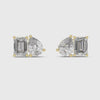 Everyday luxury toi et moi diamond earrings refined modern design