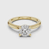 Elegant gold diamond ring crafted for anniversaries weddings and romantic gifting