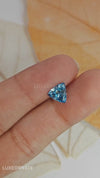 Fancy blue trillion shapediamond for luxury jewelry